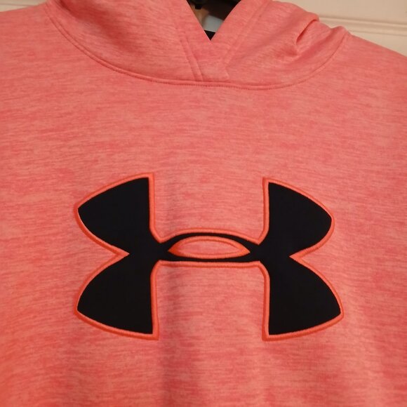 Under Armour Pink Sweatshirt with hood long Sleeve Size XS - Picture 14 of 14